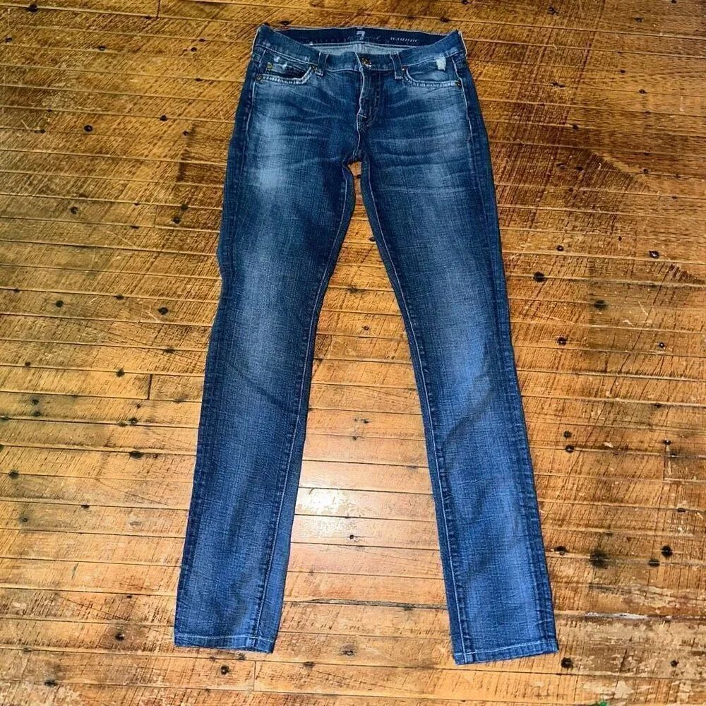 7 for All Mankind 26 Roxanne slim leg ankle designer jeans